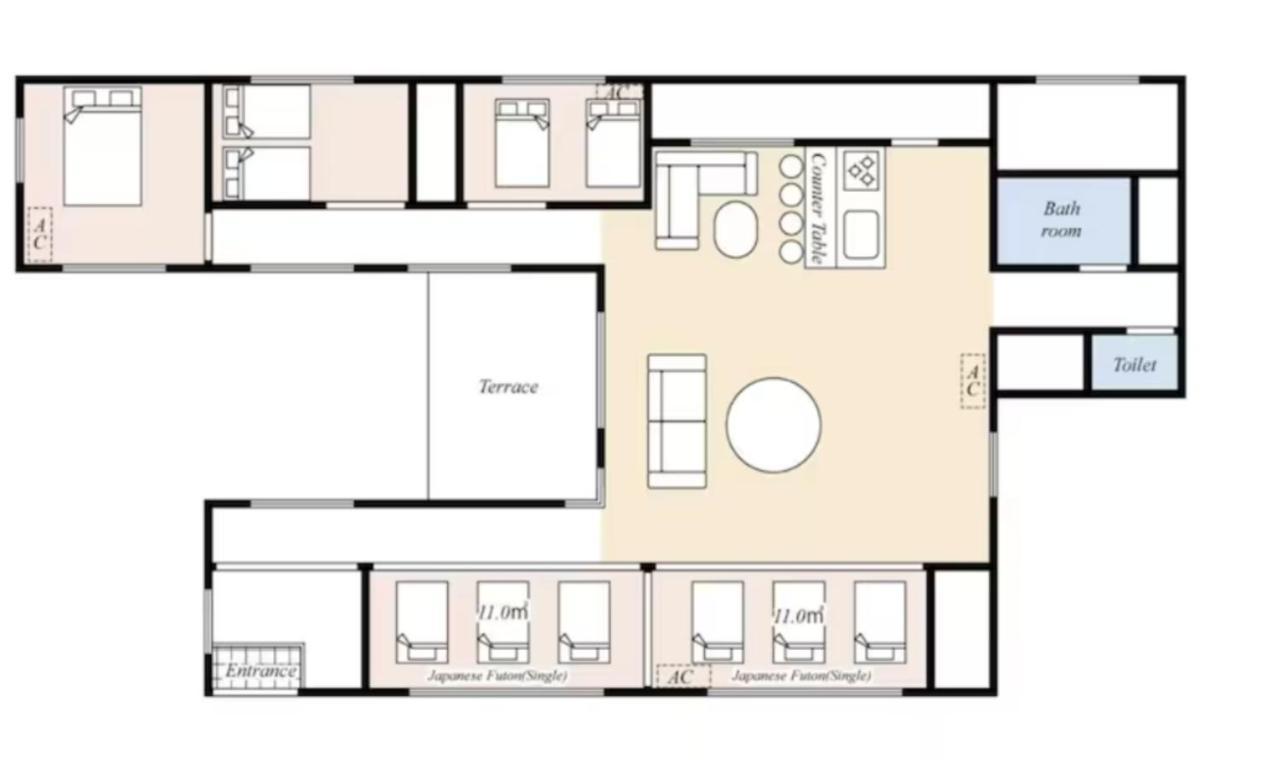 Guesthouse Akabana Miyakojima  Eksteriør bilde